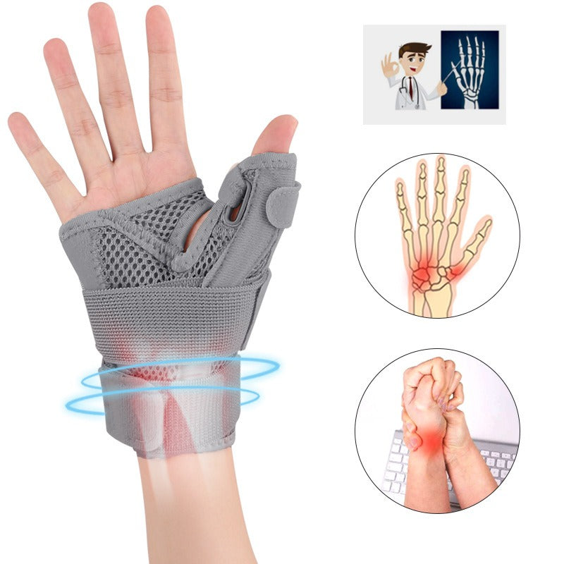 Bidirectional support wrist guard fitness exercise adjustable fixed finger guard wrist guard for left and right hands